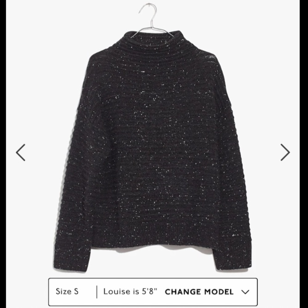 Madewell Donegal Belmont Mockneck Sweater NWOT
